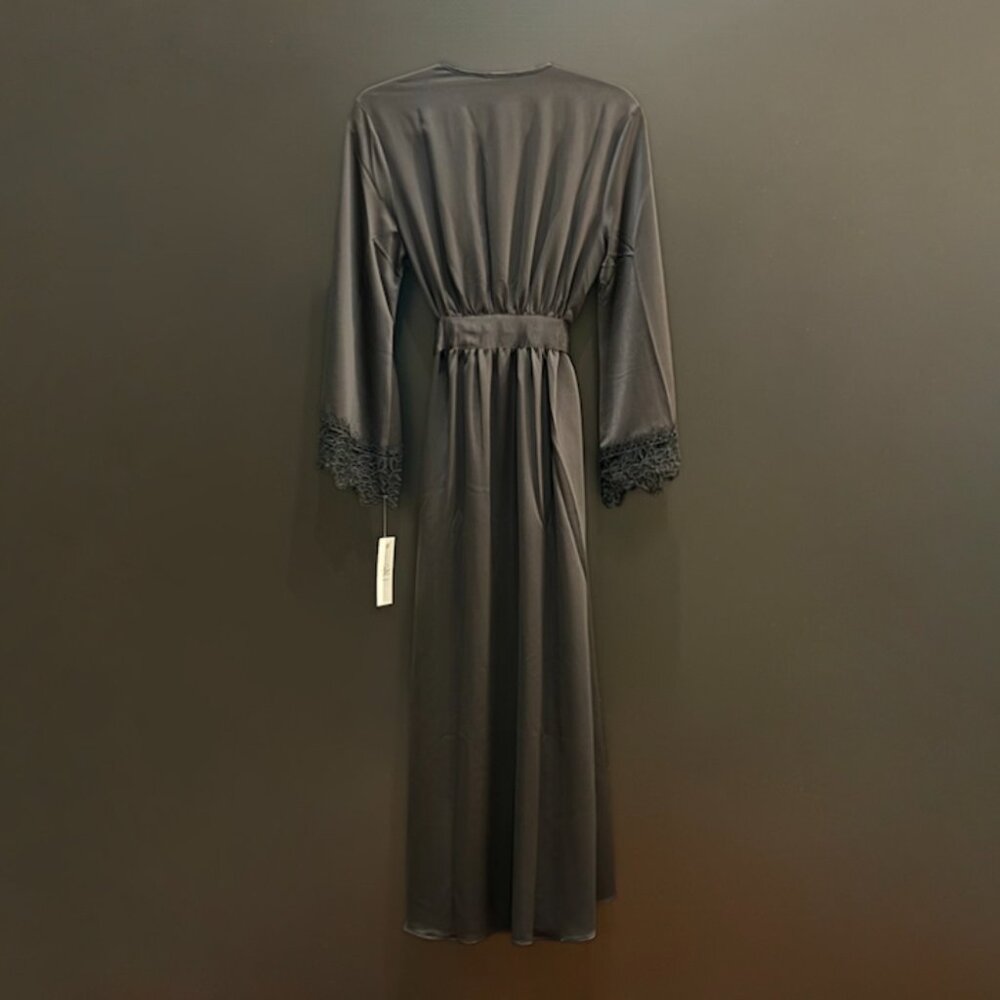 Rya Collection | Rosey Lace Trimmed Satin Robe | NWT - Picture 11 of 11